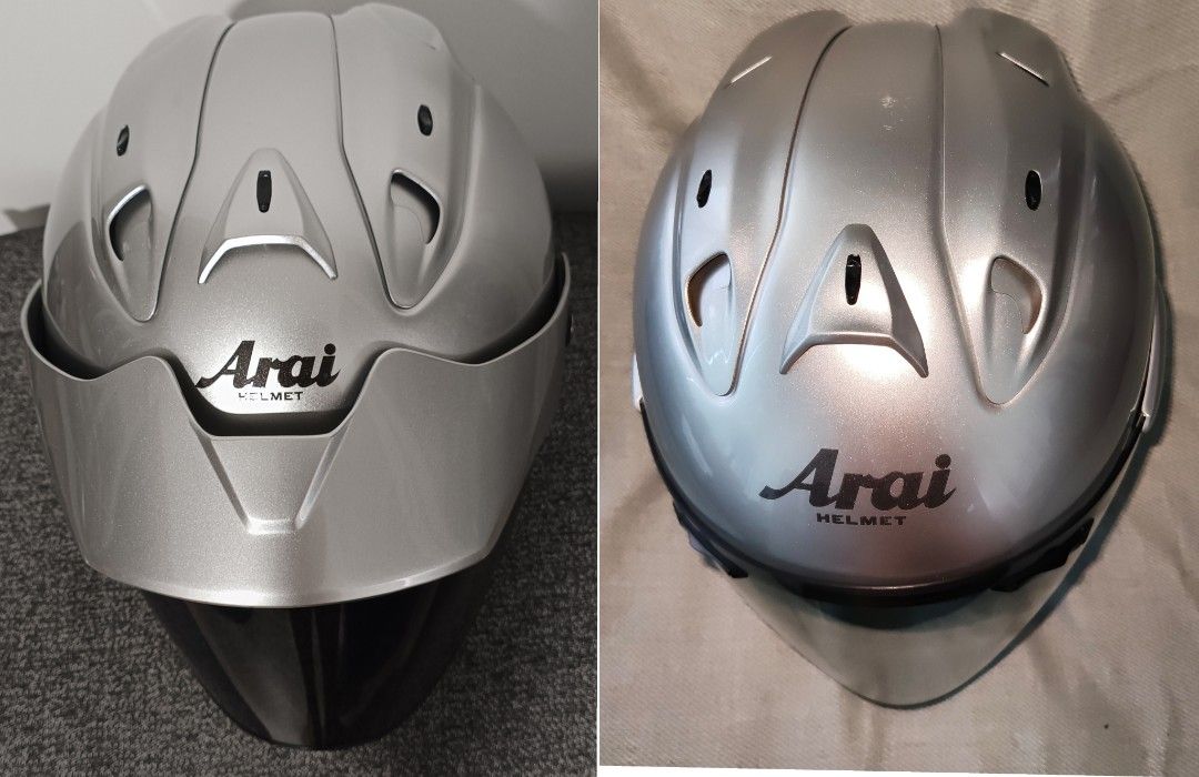 Arai ヘルメット　SZ-RAM3 59-60 Arai Ram3 Silver Large 59-60 & Arai SZ Ram3 Up Town Large 59-60