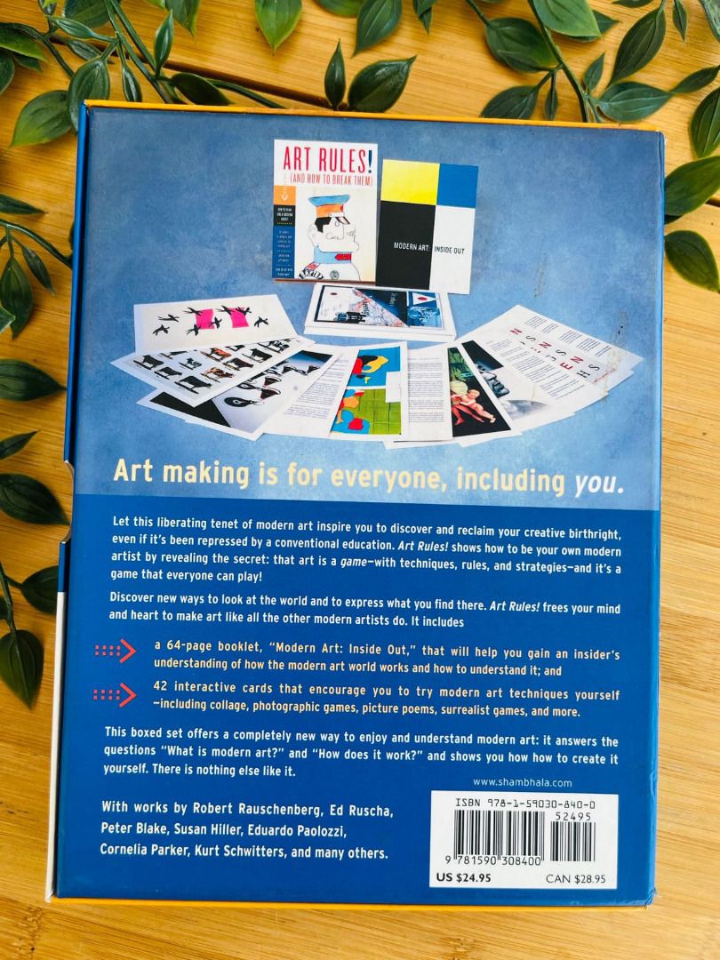 Art Rules! (And How to Break Them) by Mel Gooding (Category: Storybooks) located in Antipolo. Submitted by simpleboy0 (Listing ID 1441916149, Image 3). Description: How to Think like a Modern Artist. Include flash cards and a book. .
