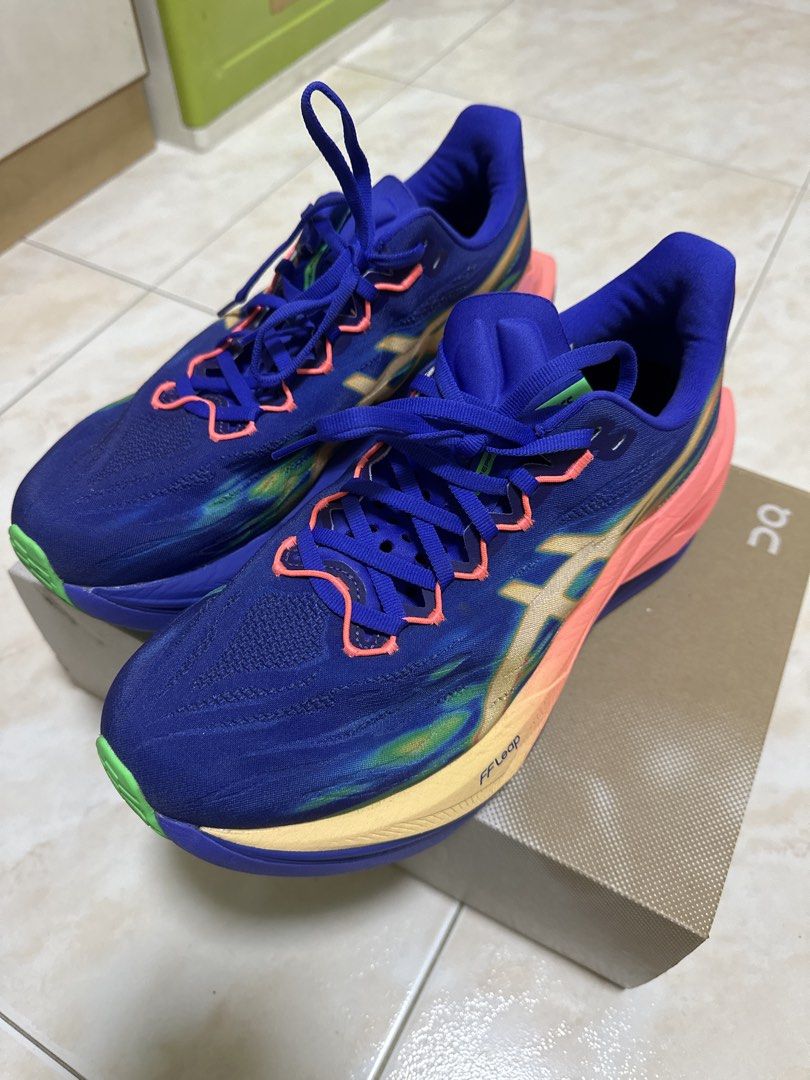 ASICS Superblast 3 (Category: Sneakers) located in Singapore. Submitted by ichaivalz (Listing ID 1441901474, Image 1). Description: selling beloved shoe for fast cash - only used for 2-3 runs - US 8.5 EU 42 JPN 26.5cm can nego.
