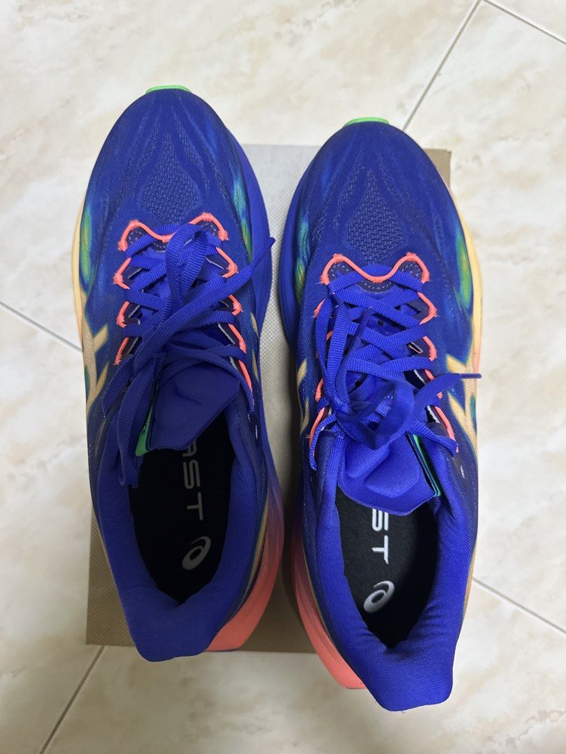 ASICS Superblast 3 (Category: Sneakers) located in Singapore. Submitted by ichaivalz (Listing ID 1441901474, Image 2). Description: selling beloved shoe for fast cash - only used for 2-3 runs - US 8.5 EU 42 JPN 26.5cm can nego.