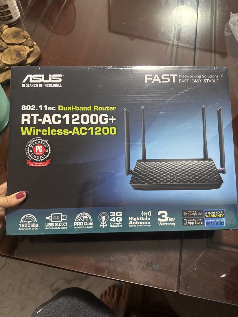ASUS RT-AC1200G+ Wireless-AC1200 Dual-band Router