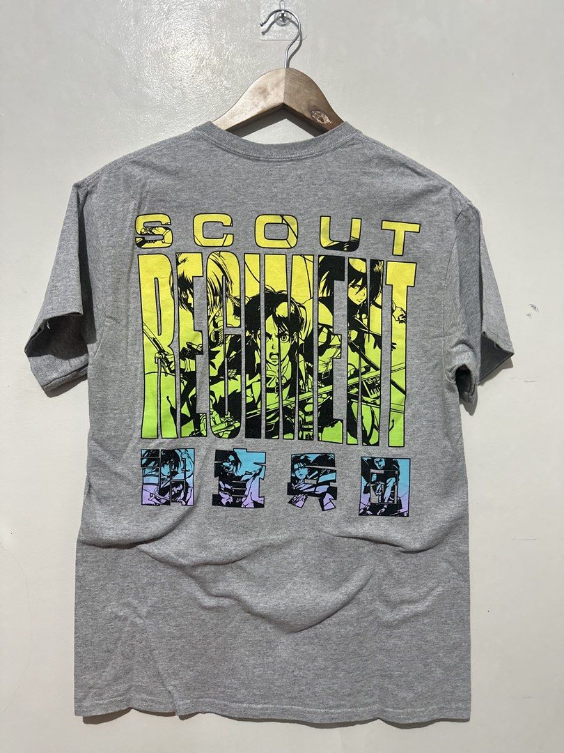 Attack on Titan season 3 shirt (Category: Tshirts & Polo Shirts ) located in Sarrat. Submitted by villtage (Listing ID 1441949686, Image 2). Description: AOT season 3 with solid backprint -washed and ready to wear -No issues -Excellent - size M (19.5x27.5 Dimes).