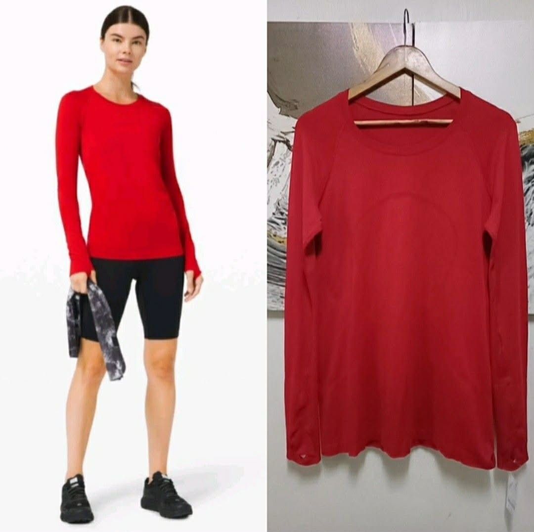 AUTHENTIC😮 LULULEMON SWIFTLY TECH 2.0,Original Price 5,000♥️🌹 (Category: Activewear) located in Manila. Submitted by tokyo.americana (Listing ID 1441824670, Image 1). Description: Armpit/ 20 Lenght/29 fittings is Large Excellent Condition, Issue:0 Message if you have any other question about sizing. We do shipping nation wide I'm also open for video call so that you can see the item you 're interested to buy. Courier, DHL, JNT,LBC Mode of payme
