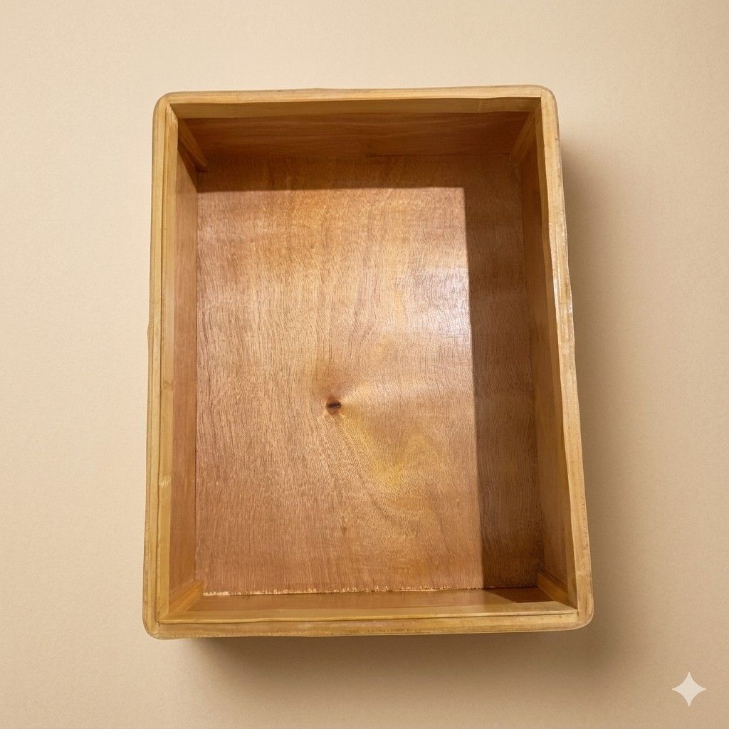 Authentic Traditional Hanji Craft Box (Category: Storage Boxes & Baskets) located in Quezon City. Submitted by lem1998 (Listing ID 1441896301, Image 3). Description: Add a touch of timeless, heritage-inspired organization to your home with this beautiful traditional Hanji box. Expertly crafted with a mix of natural wood and decorative woven detailing, this piece offers both functionality and a sophisticated aesthetic. Perfect for displaying on a 