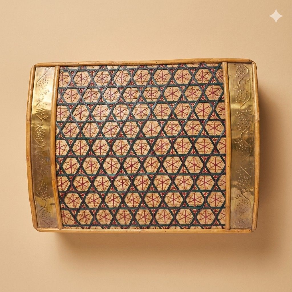 Authentic Traditional Hanji Craft Box (Category: Storage Boxes & Baskets) located in Quezon City. Submitted by lem1998 (Listing ID 1441896301, Image 2). Description: Add a touch of timeless, heritage-inspired organization to your home with this beautiful traditional Hanji box. Expertly crafted with a mix of natural wood and decorative woven detailing, this piece offers both functionality and a sophisticated aesthetic. Perfect for displaying on a 