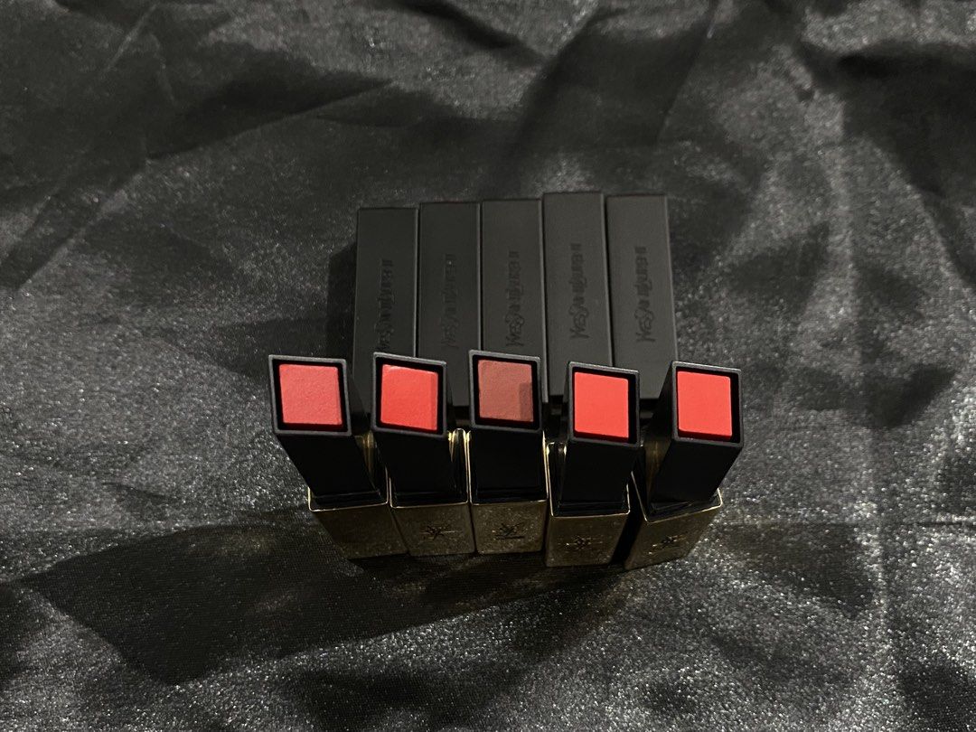 Authentic YSL The Slim Matte Lipstick 💄 (Category: Makeup) located in Manila. Submitted by knnyyncl (Listing ID 1441893857, Image 2). Description: ✨ Original Market Price: 48 USD, I’m selling it for only 900 php ✨RFS: These are my extras ✨No Box / Packaging ✨ Never Been Used ✨ Exclusive of SF ✨ No COD 💰MOP: BANK TRANSFER/GCASH 💬 PM ME FOR ORDERS / INQUIRIES.