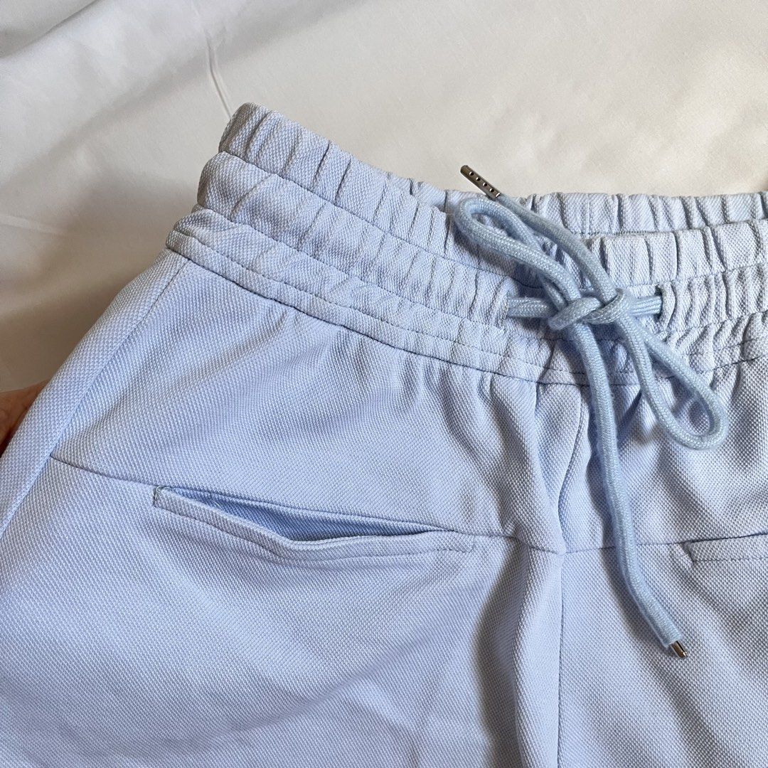 baby blue shorts (Category: Shorts) located in Mandaluyong City. Submitted by everythingnice__ (Listing ID 1441911984, Image 2). Description: vv cute shade of pastel blue in person !! high qualityyy i was hesitant to sell this but di na kasi kasya sakin :(( used a few timess fits s-m ! (garterized) lalamove only !.