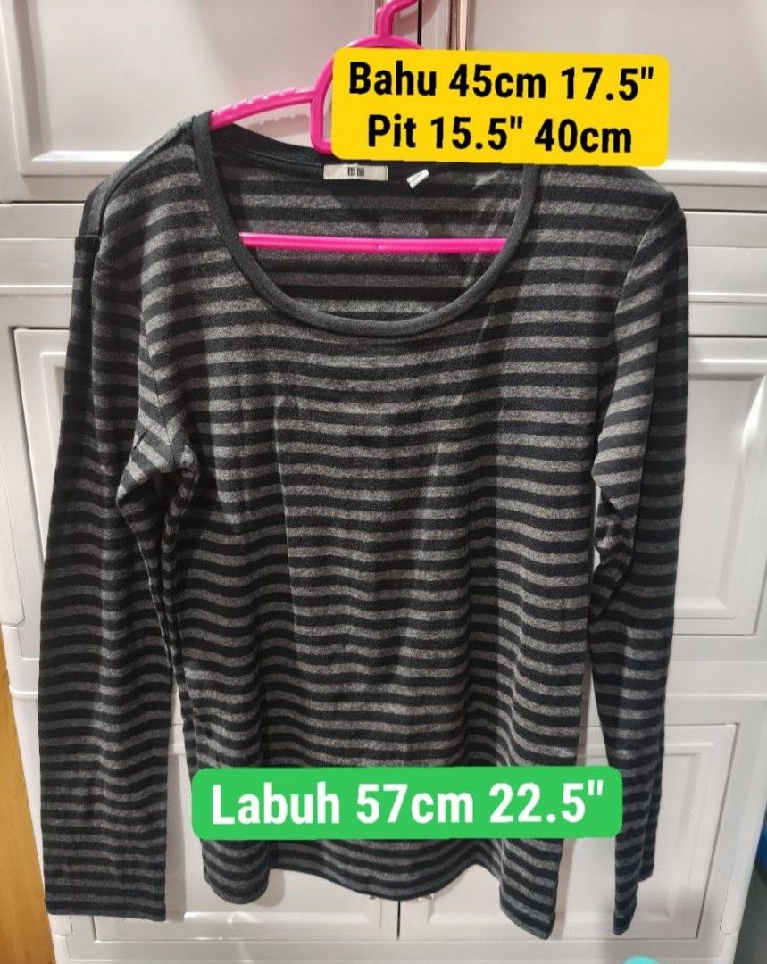 Baju Free Cotton (Category: Shirts) located in Wakaf Bharu. Submitted by lolipop9 (Listing ID 1441921493, Image 2). Description: Kain cotton lembut. Uniqlo. Free Shipping (send ss pin loc).