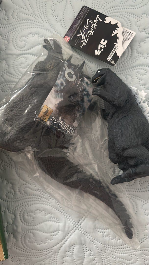 Bandai Movie Monster Series Godzilla (2023) Figure (Category: Figurines & Statues) located in Quezon City. Submitted by micorgi (Listing ID 1441780734, Image 1). Description: - Godzilla (2023) figure and Godzilla (1954) figure - From the Movie Monster Series - Brand new, still in original packaging - Ideal for Godzilla fans and collectors - Recommended for ages 3 and up - Add this iconic monster to your collection!.
