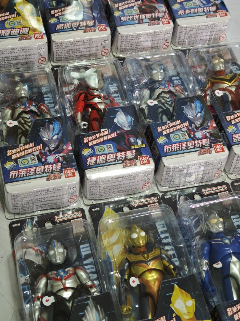 Bandai Ultraman Tiga Dyna Gaia Agul Cosmos Geed Orb Decker Blazar King Mebius Hikari X Ultraman Toy Figurine Action Figure Toy Sales (Category: Toy Figures) located in Singapore. Submitted by tws_hobbynsports (Listing ID 1441852599, Image 2). Description: Authentic and BNIB. Multiple movable joints + sounds 17-18 cm👍🏼 1 for $38 3 for $110 More Ultraman, Pokemon, Star Wars, Minions toys available👍🏼 ✅Meetup: Sembawang (opp mrt), Napier, Woodlan