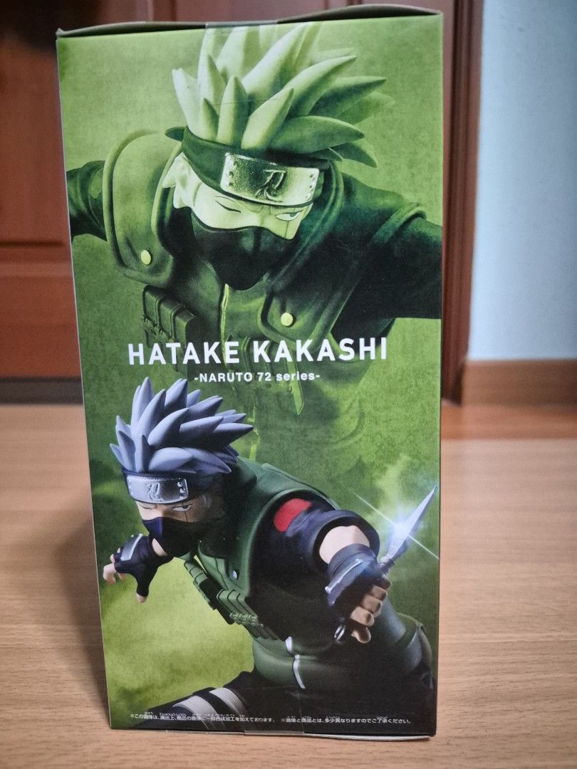 Bandai Vibration Stars Kakashi Figure (Category: Toy Figures) located in Singapore. Submitted by fatbrownies (Listing ID 1441808028, Image 3). Description: - Naruto Vibration Stars Figure - Character: Hatake Kakashi - Brand: Bandai Spirits - Ideal for Naruto fans - Brand new and sealed.