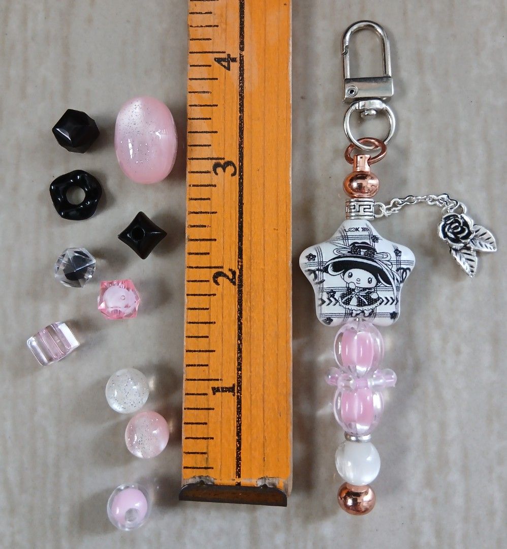 BEADABLE METAL KEYCHAIN WITH SPARE BEADS SET (Category: Handmade Craft) located in Cavite. Submitted by jiearah.online.shop (Listing ID 1441794928, Image 1). Description: BEADABLE METAL KEYCHAIN WITH SPARE BEADS INCLUDED SET Materials/Beads used are all international beads ( mix of resin, metal, acrylic and wood ) Selling as SET (Keychain + Extra Beads) Price : Php 180 +sf (Shipping Fee NOT INCLUDED. Wala pong free shipping) Mode of Payment : GCA
