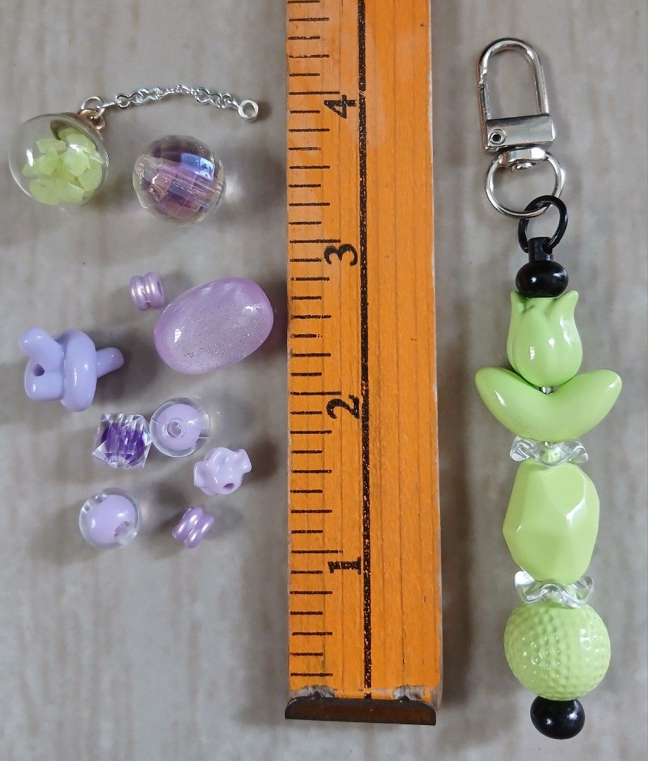 BEADABLE METAL KEYCHAIN WITH SPARE BEADS SET (Category: Handmade Craft) located in Cavite. Submitted by jiearah.online.shop (Listing ID 1441796229, Image 1). Description: BEADABLE METAL KEYCHAIN WITH SPARE BEADS INCLUDED SET Materials/Beads used are all international beads ( mix of resin, metal, acrylic and wood ) Selling as SET (Keychain + Extra Beads) Price : Php 180 +sf (Shipping Fee NOT INCLUDED. Wala pong free shipping) Mode of Payment : GCA
