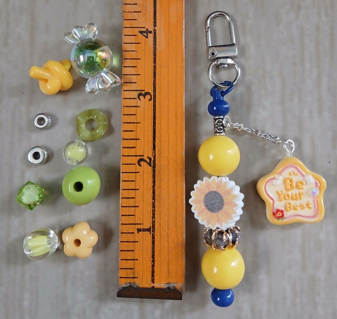 BEADABLE METAL KEYCHAIN WITH SPARE BEADS SET (Category: Handmade Craft) located in Cavite. Submitted by jiearah.online.shop (Listing ID 1441799093, Image 1). Description: BEADABLE METAL KEYCHAIN WITH SPARE BEADS INCLUDED SET Materials/Beads used are all international beads ( mix of resin, metal, acrylic and wood ) Selling as SET (Keychain + Extra Beads) Price : Php 180 +sf (Shipping Fee NOT INCLUDED. Wala pong free shipping) Mode of Payment : GCA
