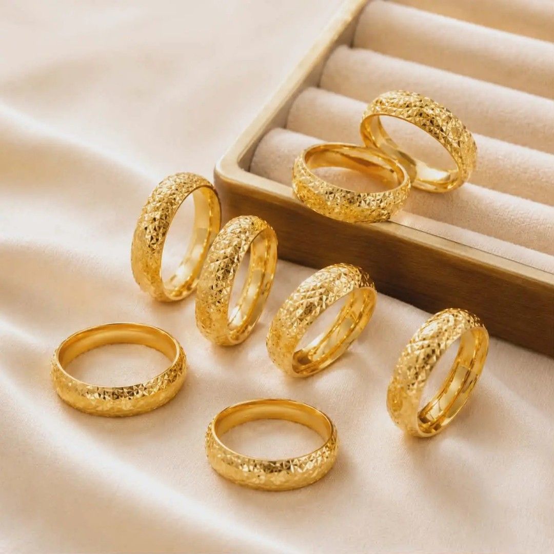 Bestseller 18K Wedding Ring/ Couple Ring (Category: Rings) located in Caloocan City. Submitted by cheskhaionlinestore2.0 (Listing ID 1441909695, Image 1). Description: Best Seller Wedding Ring 18K Saudi Gole 2.0g+- Makinang at Maganda Quality ✨ Sizes 5,6,7,8,9,10❗ ₱16,990 only ⚡ Guaranteed Pawnable 💯 Wise and Lifetime Investment 💯 Brandnew ⚡ We accept COD COP Nationwide with downpayment to avoid cancellation of orders ❗ For Inquires and Orders 