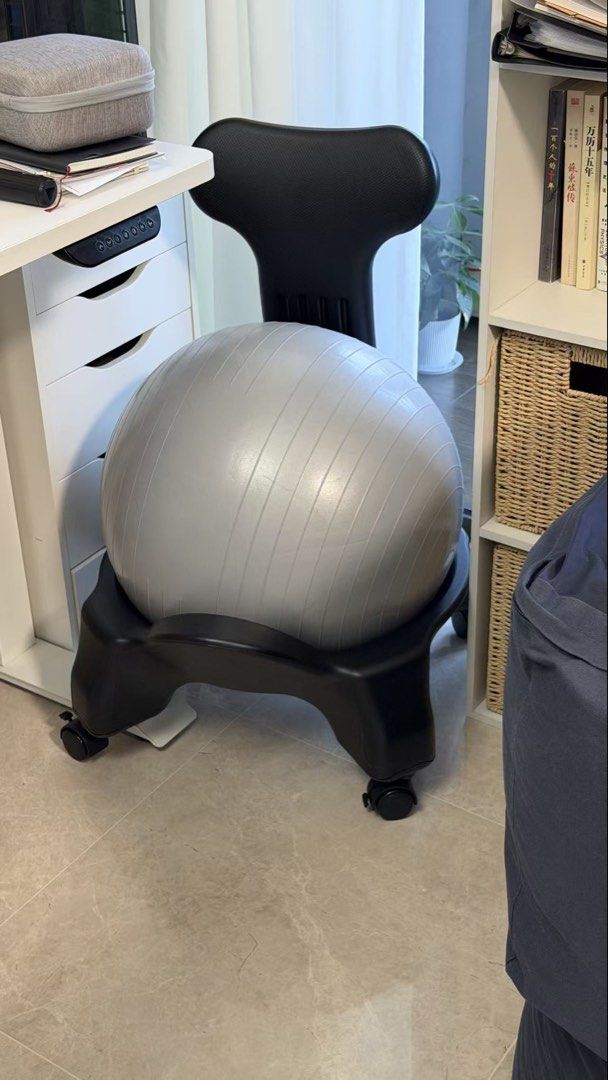 Yoga Ball Pregnancy (Category: Cardio & Fitness Machines) located in Singapore. Submitted by slashbros (Listing ID 1441921053, Image 1). Description: Yoga birthball with seat. Great tool for 3rd trimester pregnancy to enable optimal fetal position .