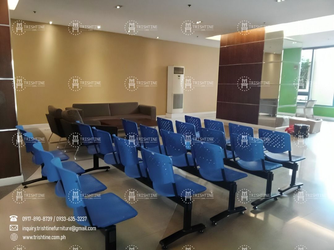 Blue Stackable Waiting Area Chairs (Category: Chairs) located in Quezon City. Submitted by skyler-22 (Listing ID 1441862294, Image 2). Description: - Durable blue waiting area chairs - Stackable design for easy storage - Modern and functional aesthetic - Ideal for offices, clinics, and waiting spaces - Contact us for bulk order inquiries Contact us now! Office Landline : (02) 7003-45-18 | (02) 7906-56-81 Mobile : 09977281536 / 09092695882 .