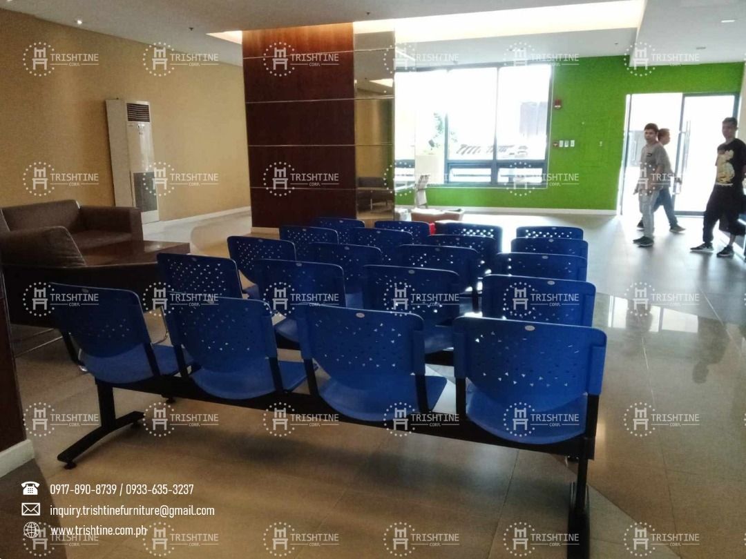 Blue Stackable Waiting Area Chairs (Category: Chairs) located in Quezon City. Submitted by skyler-22 (Listing ID 1441862294, Image 3). Description: - Durable blue waiting area chairs - Stackable design for easy storage - Modern and functional aesthetic - Ideal for offices, clinics, and waiting spaces - Contact us for bulk order inquiries Contact us now! Office Landline : (02) 7003-45-18 | (02) 7906-56-81 Mobile : 09977281536 / 09092695882 .