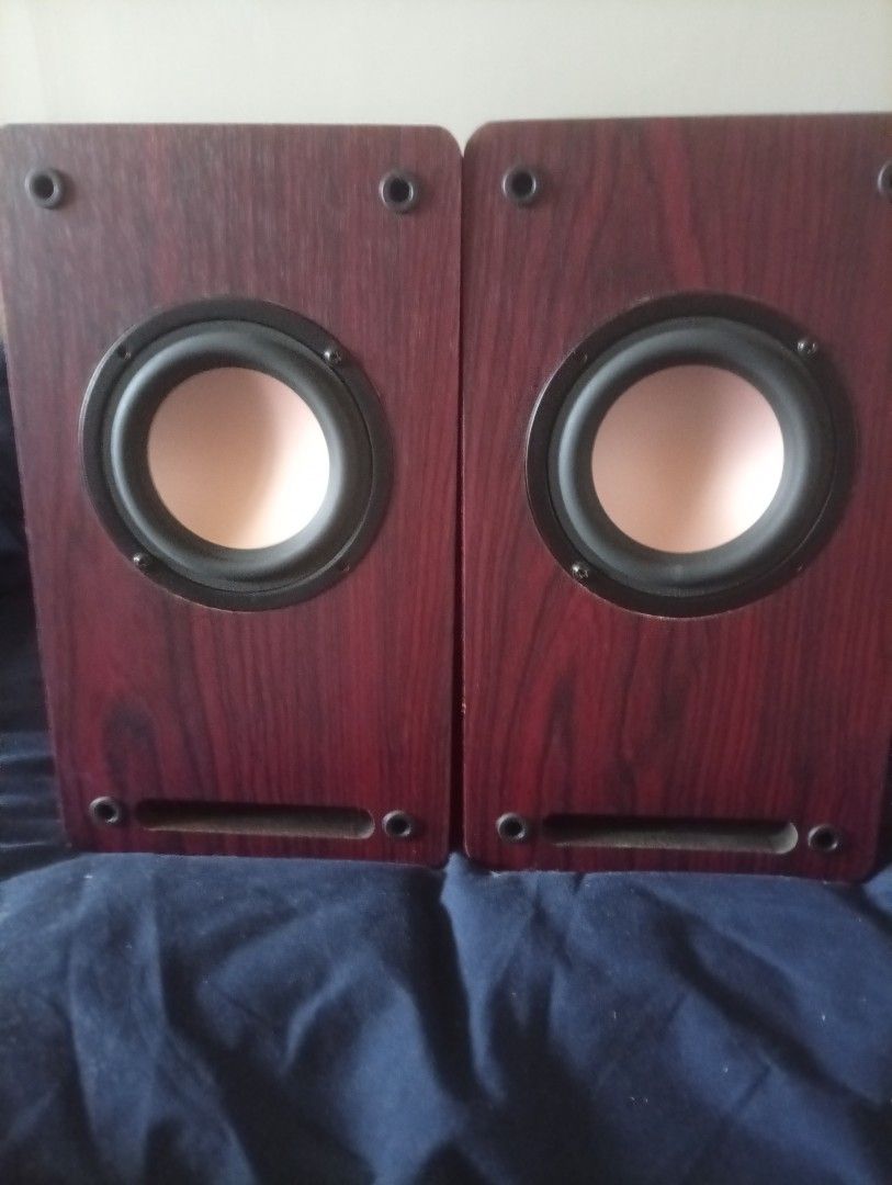 Bookshelf passive 4" full range speakers