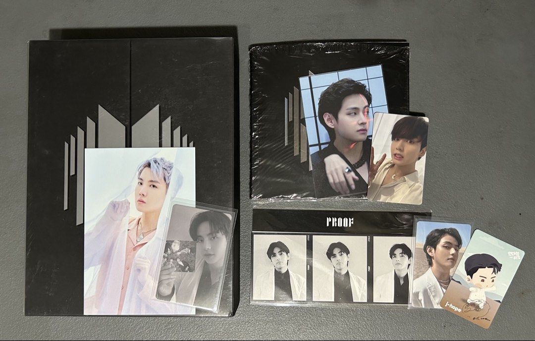 BTS Proof Album set (Category: CDs & DVDs) located in Dasmarinas. Submitted by vminniescart (Listing ID 1441785003, Image 1). Description: BTS Proof album set - Standard & Compact album - unsealed but complete inclusion 💵BDO/Gotyme/Union Bank 📍Dasmariñas City, Cavite .