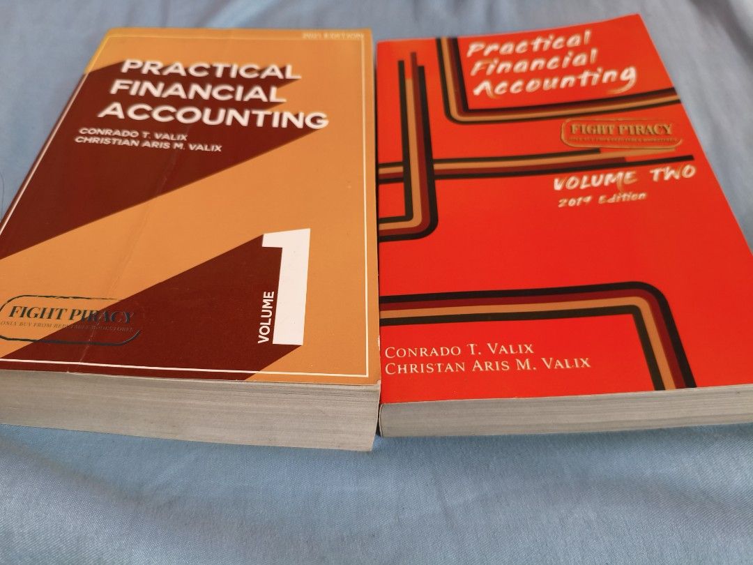 BUNDLE: Practical Financial Accounting Vol 1 & 2 by Valix (Category: Textbooks) located in San Fabian. Submitted by timeagain.ph (Listing ID 1441874522, Image 2). Description: Selling as a set! Perfect for undergrads or CPA reviewees looking for high-yield FAR practice problems and mastery drills Volume 1: 2021 Edition Volume 2: 2019 Edition Condition: with minimal pencil markings for VOL 1; no highlights/markings for VOL 2 Payment Methods: Seaba