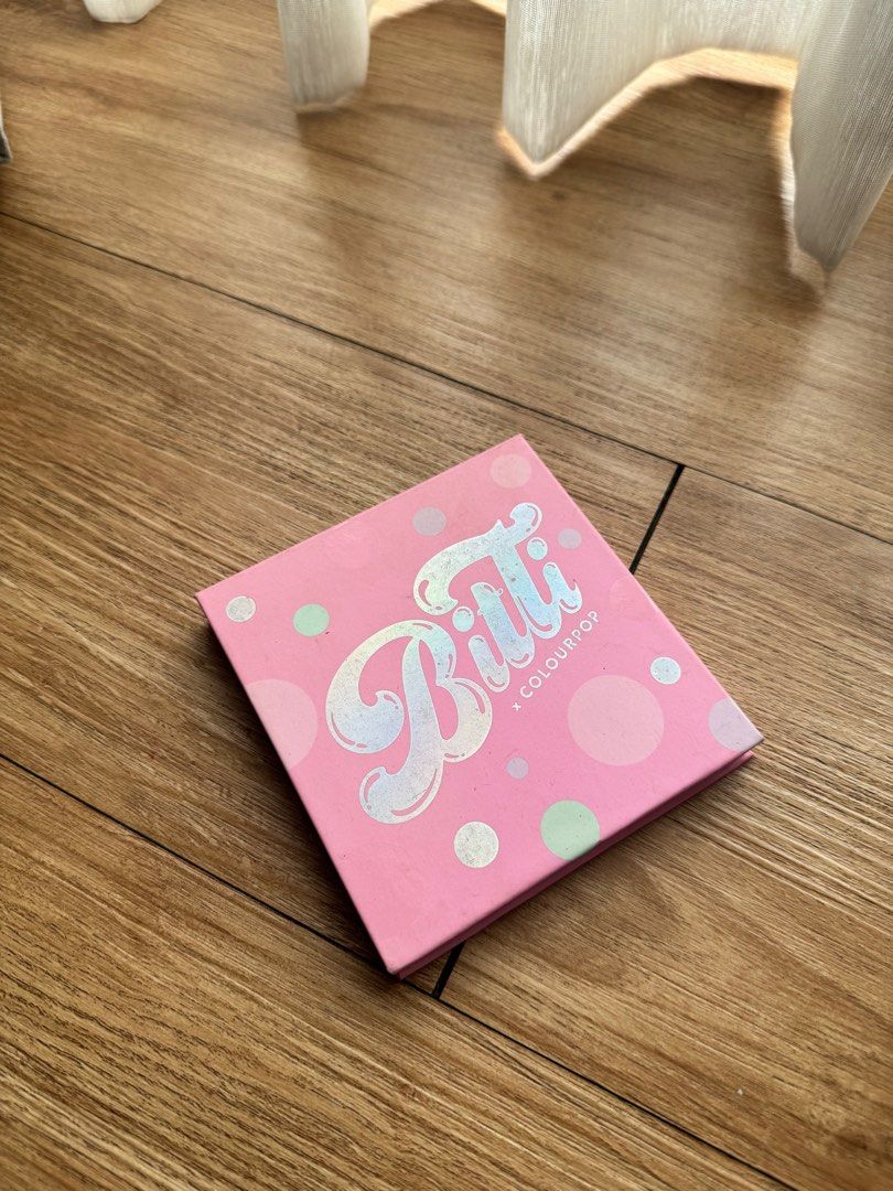 ColourPop Bitti Eyeshadow Palette (Category: Makeup) located in Quezon City. Submitted by declutterwithcc (Listing ID 1441824931, Image 2). Description: RFS: Decluttering. No longer using this. Hope this finds a new home. 💕 Once SOLD, all items will be cleaned and sanitized once again before dispatching..