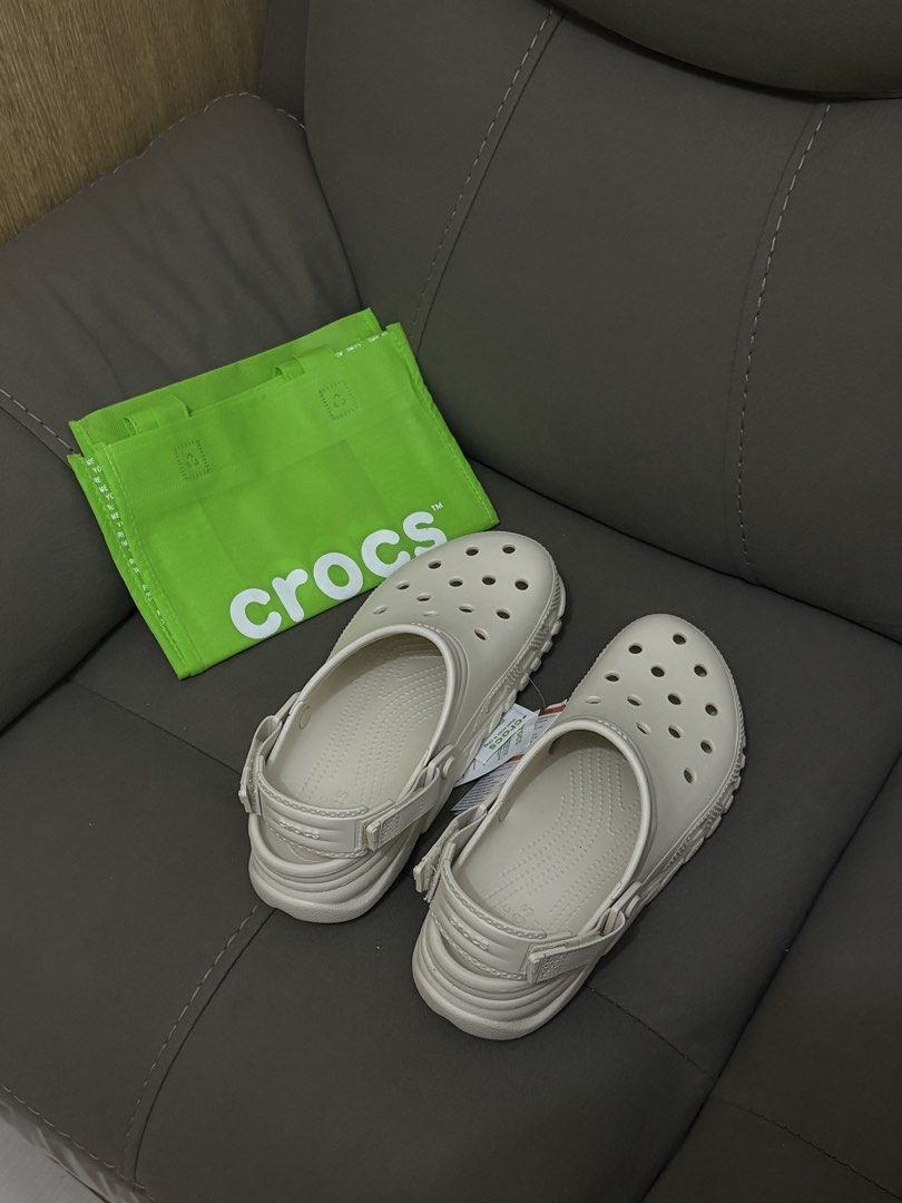 Crocs Duet Max II Clog in Stucco (Category: Slippers and slides) located in Cavite. Submitted by findingnonos (Listing ID 1441788290, Image 2). Description: For sale Crocs Duet Max II Clog in Stucco -Original -Brand new and never been used -Size: Mens 8 (US 9)/Womens 11 (US 11) -Bought in CrocsPH Official Store online -SRP: 4,245 Price: 2,990 RFS:Bought wrong size Shipping: Grab/Lalamove Meetup: SM North EDSA/UPTC.