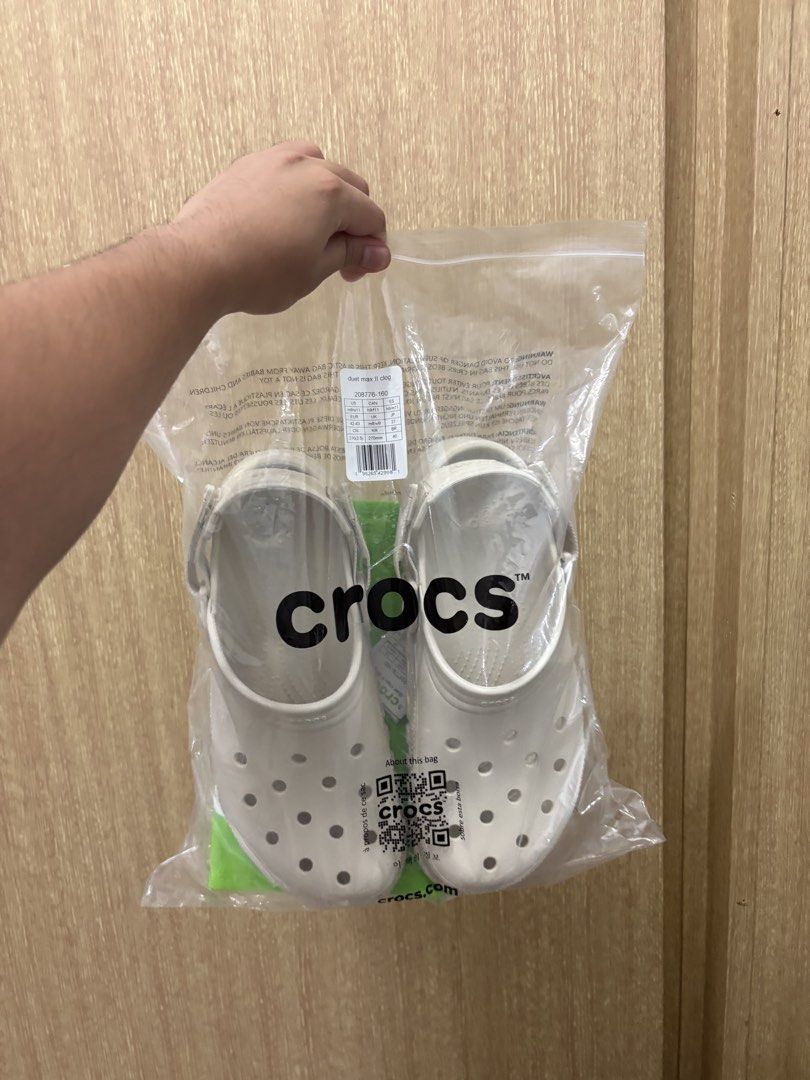 Crocs Duet Max II Clog in Stucco (Category: Slippers and slides) located in Cavite. Submitted by findingnonos (Listing ID 1441788290, Image 3). Description: For sale Crocs Duet Max II Clog in Stucco -Original -Brand new and never been used -Size: Mens 8 (US 9)/Womens 11 (US 11) -Bought in CrocsPH Official Store online -SRP: 4,245 Price: 2,990 RFS:Bought wrong size Shipping: Grab/Lalamove Meetup: SM North EDSA/UPTC.