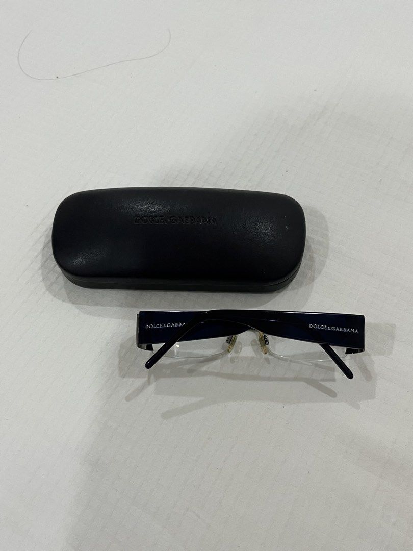 Dolce & Gabbana Rimless Eyeglasses (Category: Sunglasses & Eyewear) located in Cotabato. Submitted by nacreous (Listing ID 1441954515, Image 2). Description: DESCRIPTION: ➤ Guaranteed original pre-loved item ➤ Reading glasses ➤ Replaceable lenses. Simply bring them to any optical store that offers lens replacement services. ➤ Comes with its original hard case. ➤ Cleaned and ready to use. ➤ No major visible flaws, only normal signs of use such as 