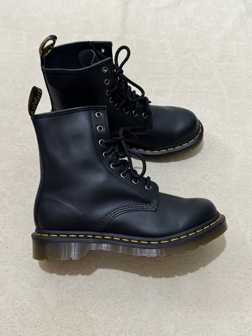 Dr. Martens 1460 Womens Boots (Category: Boots) located in Angeles City. Submitted by luigisells (Listing ID 1441874789, Image 1). Description: Brand New Dr. Martens 1460 W Boots Size 8 US womens / 6 uk / 39 eu Brand New Never Worn Issue/s: none * the 1460 w model has softer leather compared to the unisex model * great for the rainy season * no break-in period needed docs solovair punk goth y2k ₱6000.