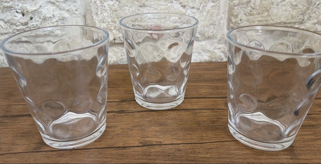 Drinking glass 3pcs (Category: Other Kitchenware & Tableware) located in San Fernando. Submitted by japansurpluselyu (Listing ID 1441807387, Image 1). Description: .
