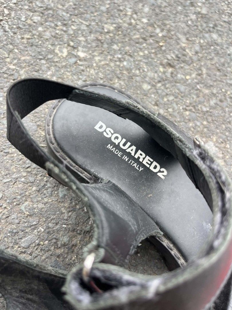 DSQUARED2 sandals (Category: Luxury Apparel) located in Quezon City. Submitted by michypeachyy1 (Listing ID 1441875008, Image 2). Description: 1200 plus shipment size 36.