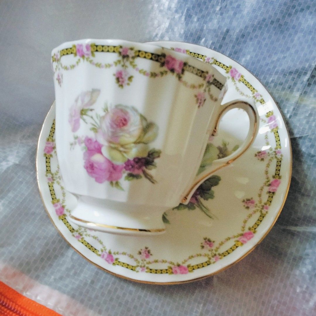 Duchess duo cup and saucer set (Category: Coffee & Tea Tableware) located in Mandaluyong City. Submitted by diynanay (Listing ID 1441968794, Image 2). Description: beautiful Duchess cup and saucer duo made in the UK.