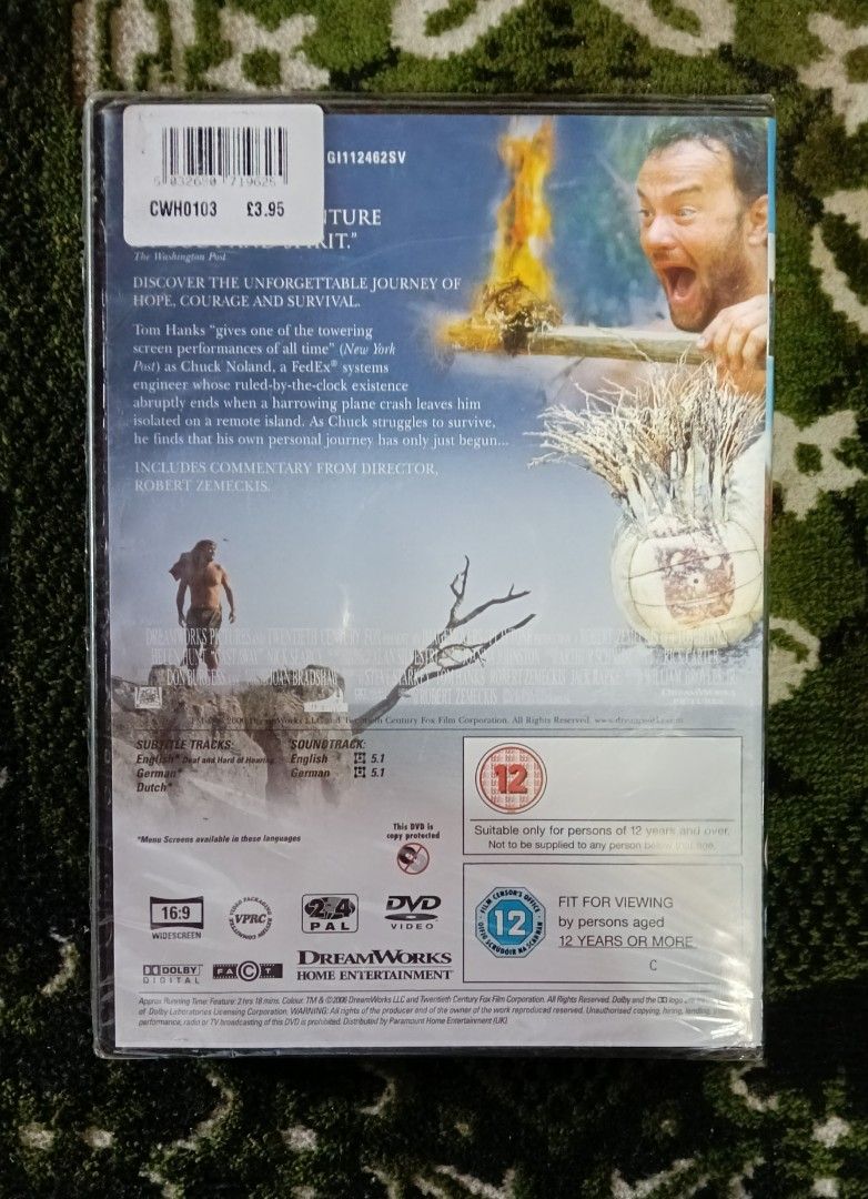 Dvd's 03. CastAway ( sealed) (Category: CDs & DVDs) located in General Santos City (Dadiangas). Submitted by someretrostuff (Listing ID 1441860449, Image 2). Description: Region 2 DVD's •Good Will Hunting (sealed)-SOLD🫯 •Cast Away ( sealed) - P150 •Anna Karenina (sealed) - P150 •James Bond 007 - You only live Twice - P75.