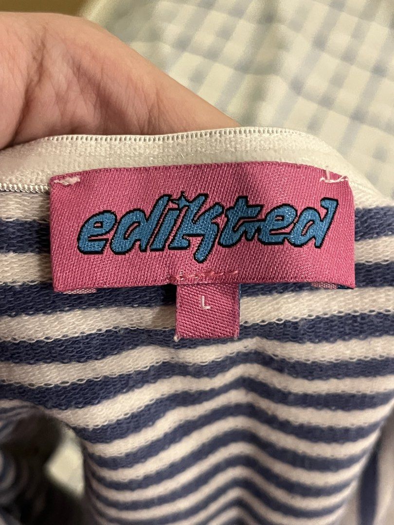 Edikted Striped Tube Top Size L (Category: Sleeveless) located in Manila. Submitted by rhiavilla (Listing ID 1441847666, Image 2). Description: First to pay = first to secure DM for more info!.