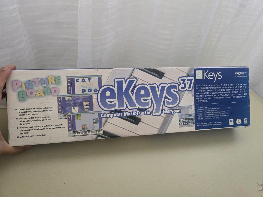 eKeys 37 Computer Music Fun for Everyone Picture Board (Category: Office & Business Technology) located in Davao. Submitted by moodsale (Listing ID 1441783534, Image 1). Description: EKeys 37 Computermusic fun for everyone.