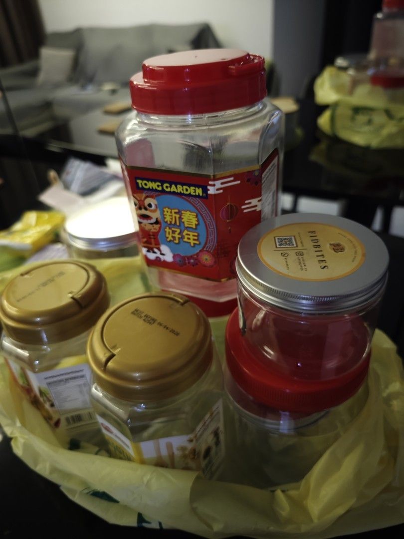 Empty Jars (Category: Other Kitchenware & Tableware) located in Singapore. Submitted by asknpl (Listing ID 1441875427, Image 1). Description: -Assorted bottles available - Jars are clean and ready for reuse.