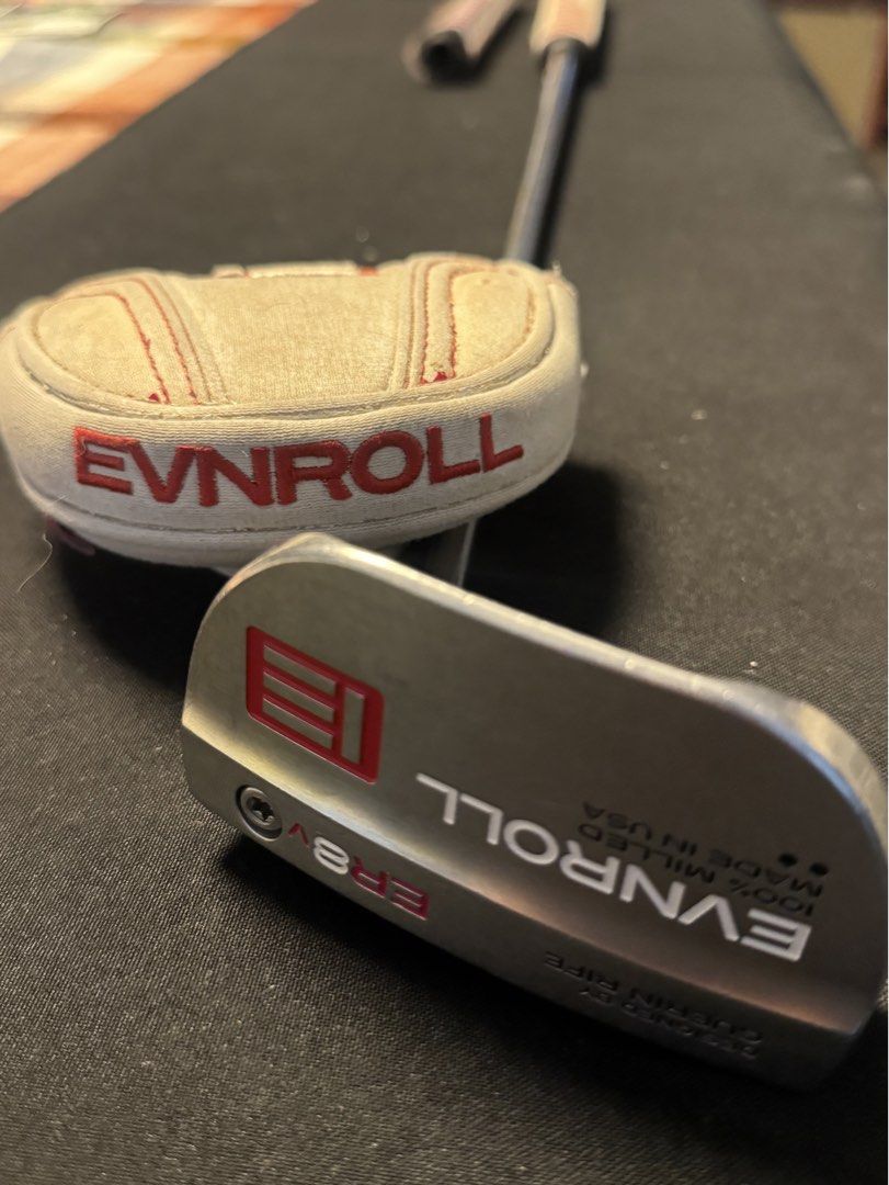 Evnroll ER8v Putter Evenroll with replacement grip (Category: Golf) located in Quezon City. Submitted by pepperbear (Listing ID 1441828442, Image 2). Description: Evnroll er8v putter with original replacement grip purchased from website With putter cover Purchased for 25k .