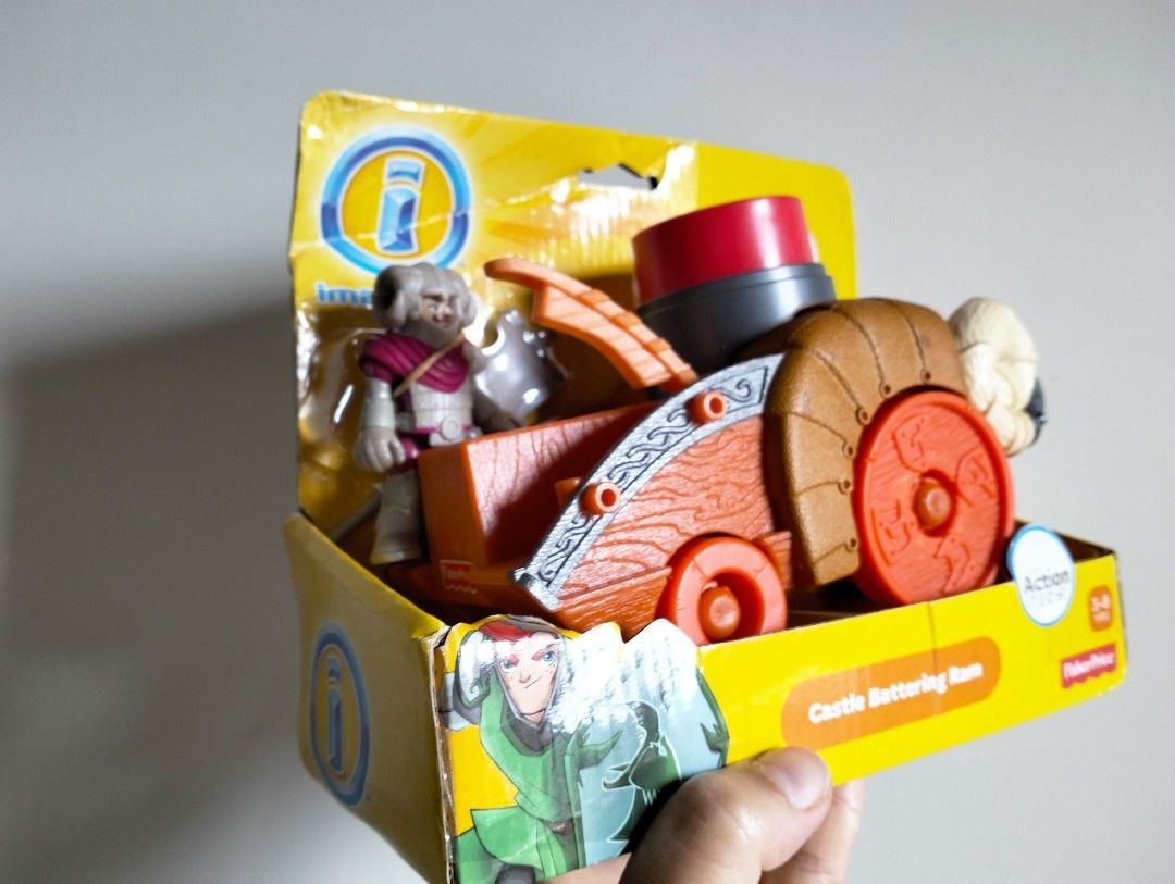 Fisher-Price Imaginext Castle Battering Ram (Category: Kids Toys) located in Baguio. Submitted by toys_of_yesteryear (Listing ID 1441795825, Image 3). Description: FB-page: Follow me on Toys of Yesteryear 2600 for more items! 📌loc. Baguio ------------------------- Send price offer only when you are SURE to buy. I will not entertain Lowballers or barat offer " If your offer is accepted, please ensure you follow through prompt updates rather than 