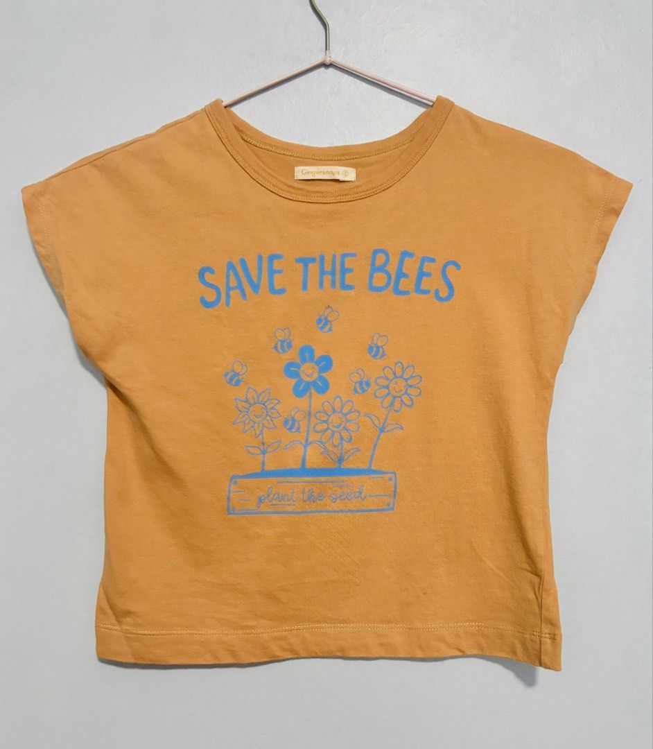 Gingersnaps graphic t-shirt (Category: Babies & Kids Fashion) located in Manila. Submitted by jennpp (Listing ID 1441880690, Image 1). Description: Gingersnaps ringer smile tshirt Size 8y Like new. Used once..