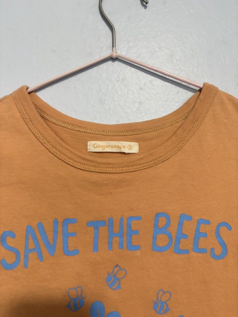 Gingersnaps graphic t-shirt (Category: Babies & Kids Fashion) located in Manila. Submitted by jennpp (Listing ID 1441880690, Image 2). Description: Gingersnaps ringer smile tshirt Size 8y Like new. Used once..