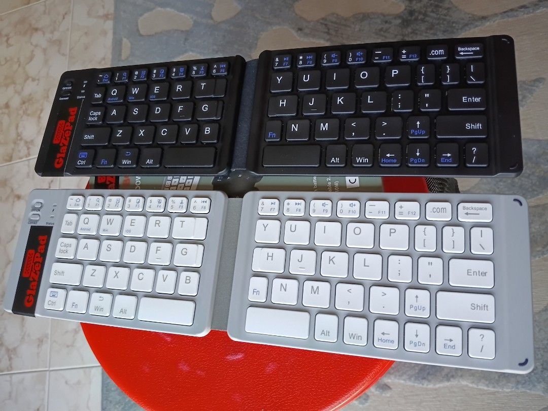 GlaZePad Folding Bluetooth Keyboard for iOS, Android, Windows472769548717271041