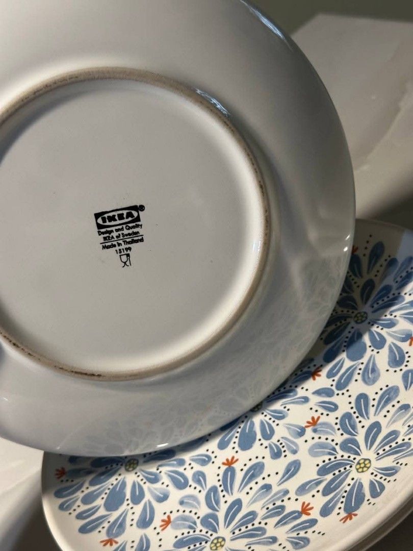 IKEA white ceramic plates (Category: Dinnerware & Cutlery) located in Quezon City. Submitted by michypeachyy1 (Listing ID 1441845694, Image 3). Description: 500 plus shiment FOR TAKE ALL ONLY 3PCS.