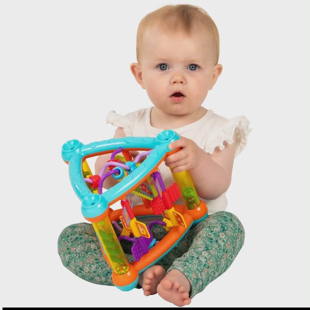Infunbebe First Activity Triangle (for babies 6months and older) (Category: Infant Playtime) located in Santa Rosa. Submitted by littlegioiaph (Listing ID 1441883514, Image 3). Description: Infunbebe First Activity Triangle (for babies 6months and older) ₱189 - pricey to’ sa mall 🫣 - Multi-sided activity triangle with interactive panels to keep babies engaged with hands on play 🥰 - Supports fine motor skills, hand-eye coordination, sensory awar