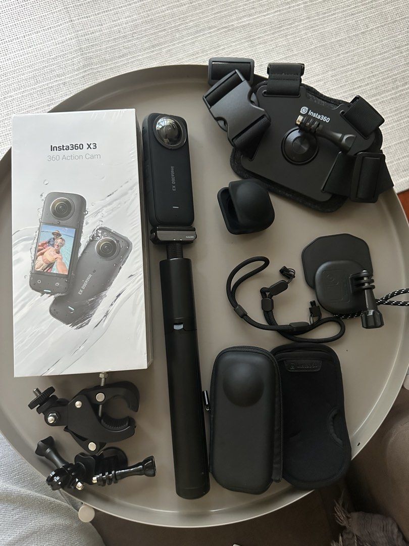 Insta360 X3 (Category: Printers, Scanners & Copiers) located in San Juan City. Submitted by docrr (Listing ID 1441855943, Image 2). Description: FOR SALE: Insta360 X3 Excellent working condition. No issues. Not used much. Option 1: Insta360 X3 Unit Only – ₱13,000 Option 2: Complete Bundle – ₱18,000 Bundle Inclusions: • Insta360 X3 • Original Box • Insta360 Invisible Selfie Stick + Tripod • Insta360 Chest Strap • Insta360 Quick Release Mount • Ins