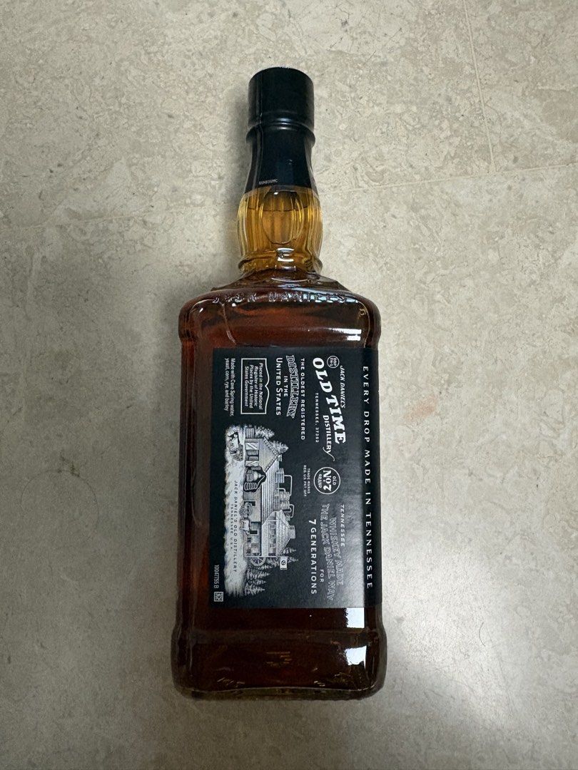 Jack Daniel's Old No. 7 Tennessee Sour Mash Whiskey 700ml, Food