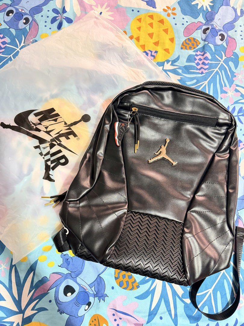 Jordan Black Backpack with Sneaker Keychain (Category: Backpacks) located in Manila. Submitted by rmdthreads (Listing ID 1441787114, Image 1). Description: BRANDNEW with TAG‼️ Pasalubong sa anak ko ng relatives from DUBAI Rfs: Masyado pa malaki for my 6yrs Old Son 🙂 📍Bulacan area Will do shipping or lalamove 🛵📦.