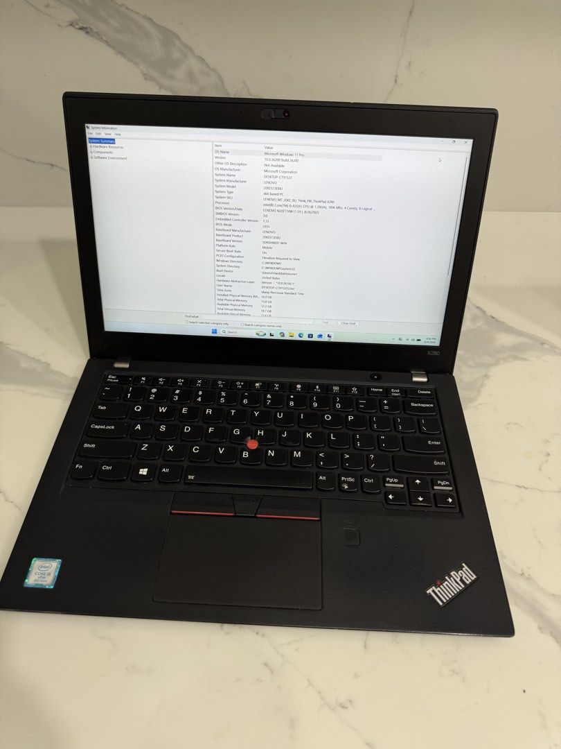 Lenovo ThinkPad X280 Laptop473021049744936962