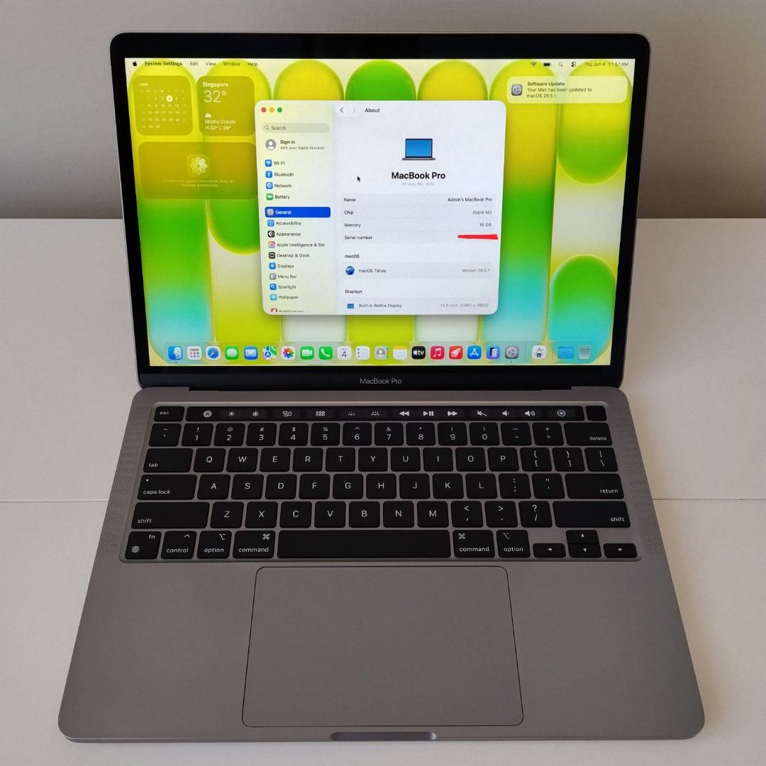 M2 MacBook Pro 16GB 1TB 13" 2022