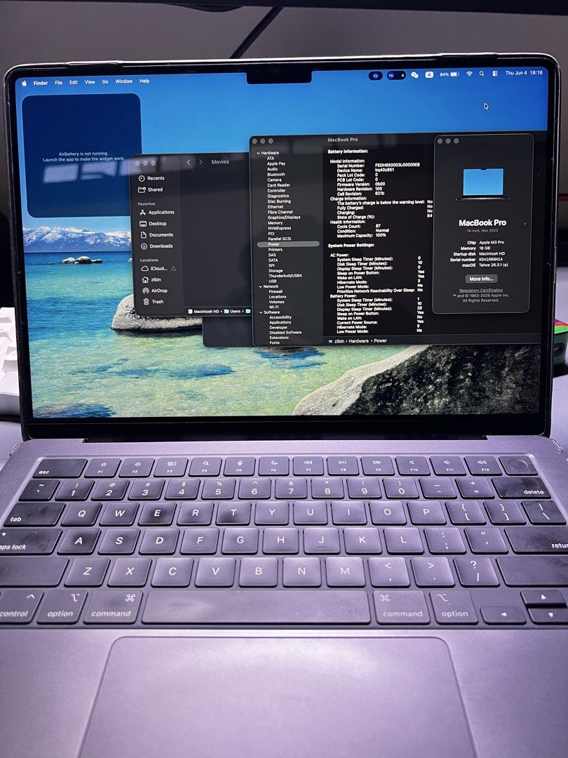 Macbook Pro M3 Pro 18GB RAM 512GB SSD473022016647352321